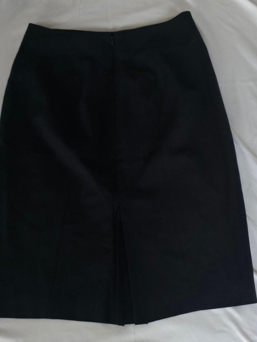Ann Taylor Black Tailored Pencil Skirt